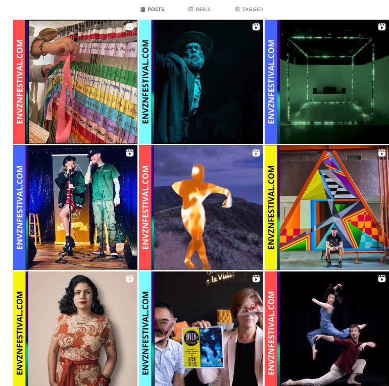Collage de varias imágenes de colores y humanos