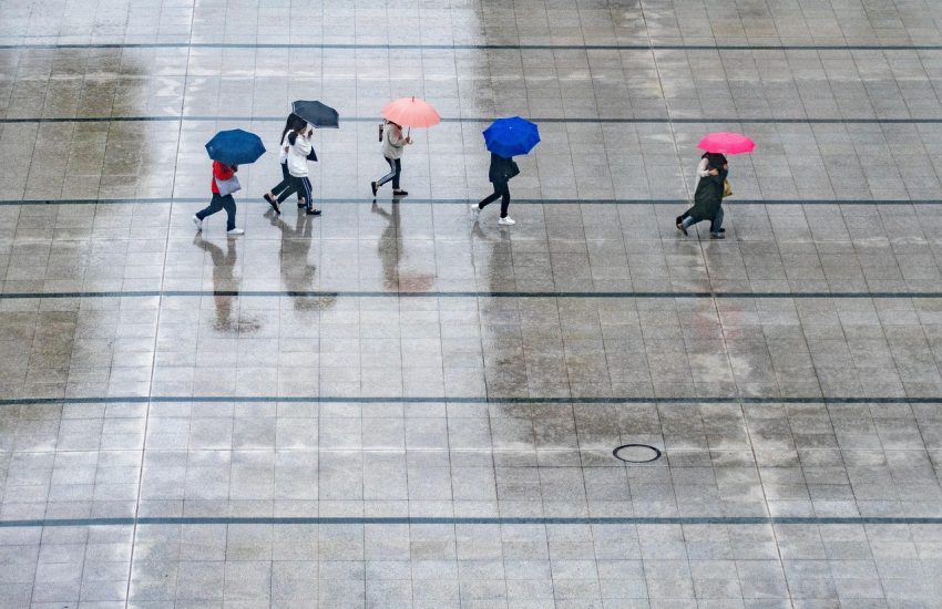 rain, people, umbrellas, wet, weather, thunderstorm, rain, rain, rain, nature, rain, rain
